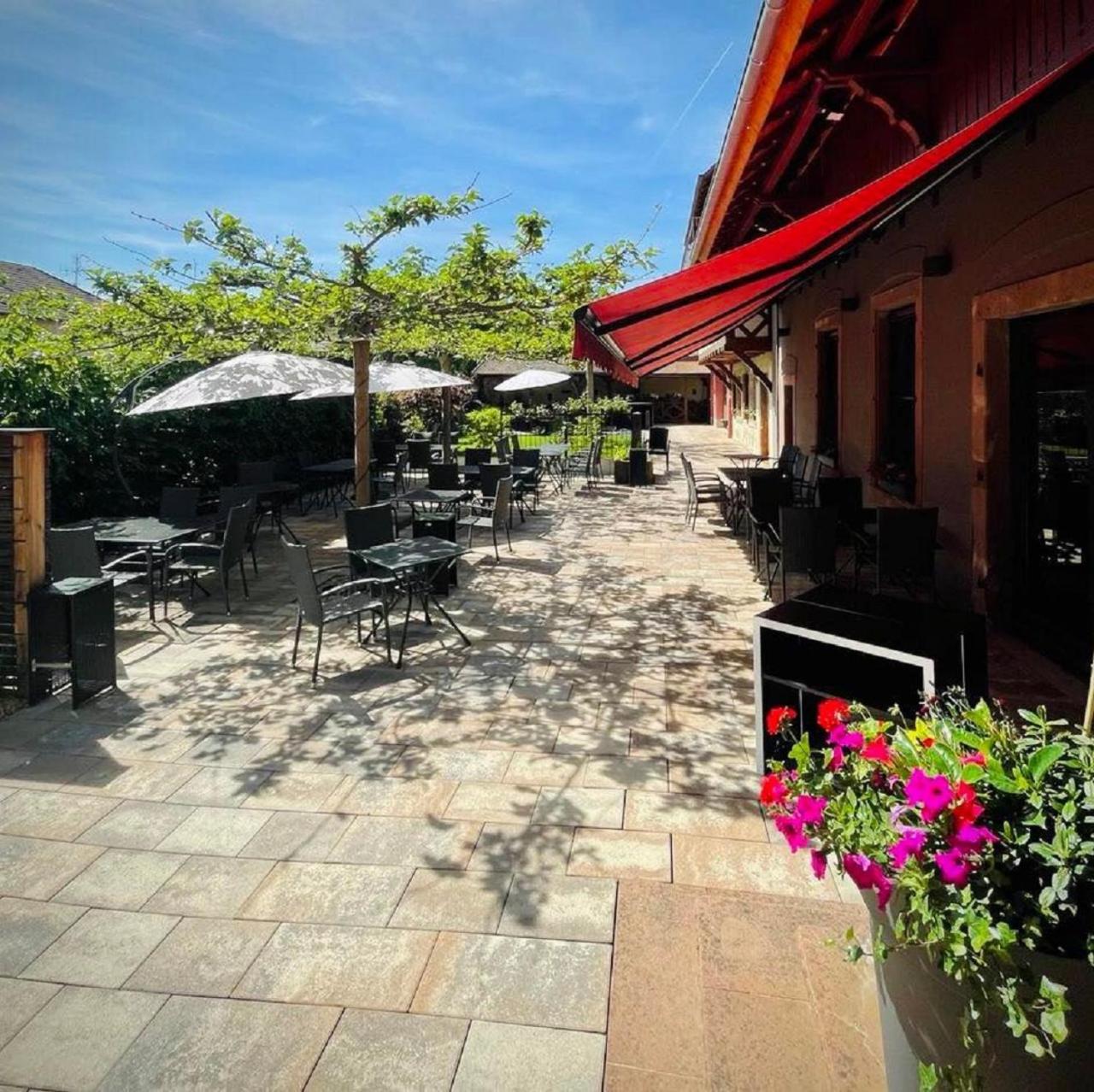 Hotel Restaurant La Charrue Sand Bagian luar foto